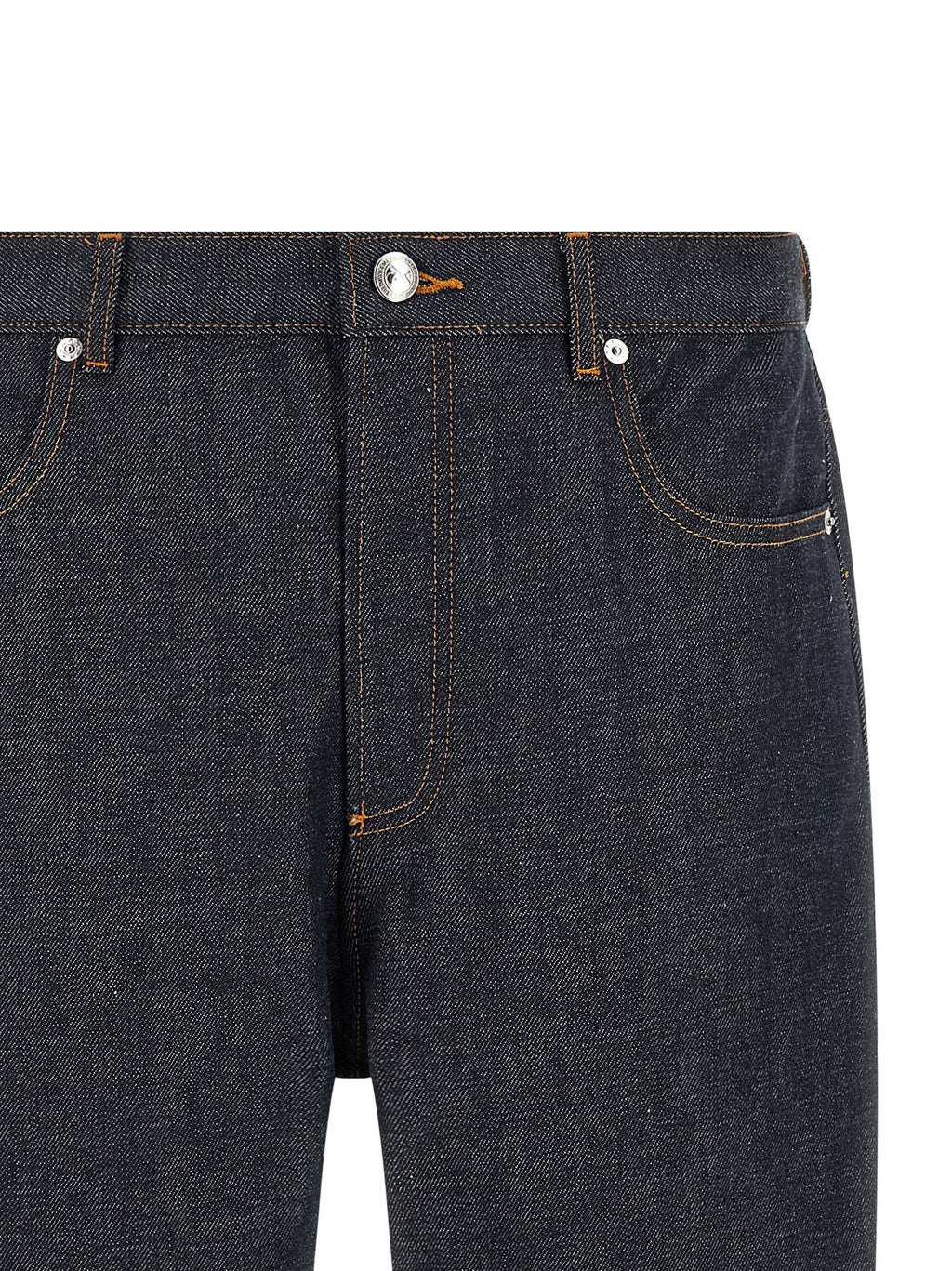 Japanese Denim Fairfax Low‑Rise Wide‑Leg Jeans