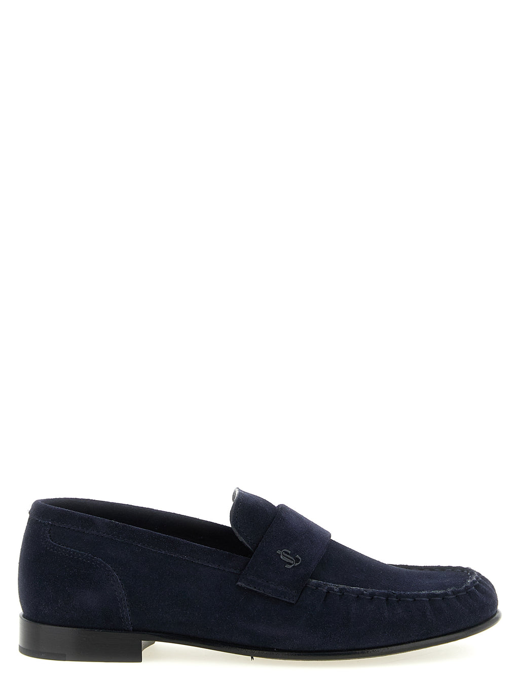 Suede Navy Blue Ellis Loafers