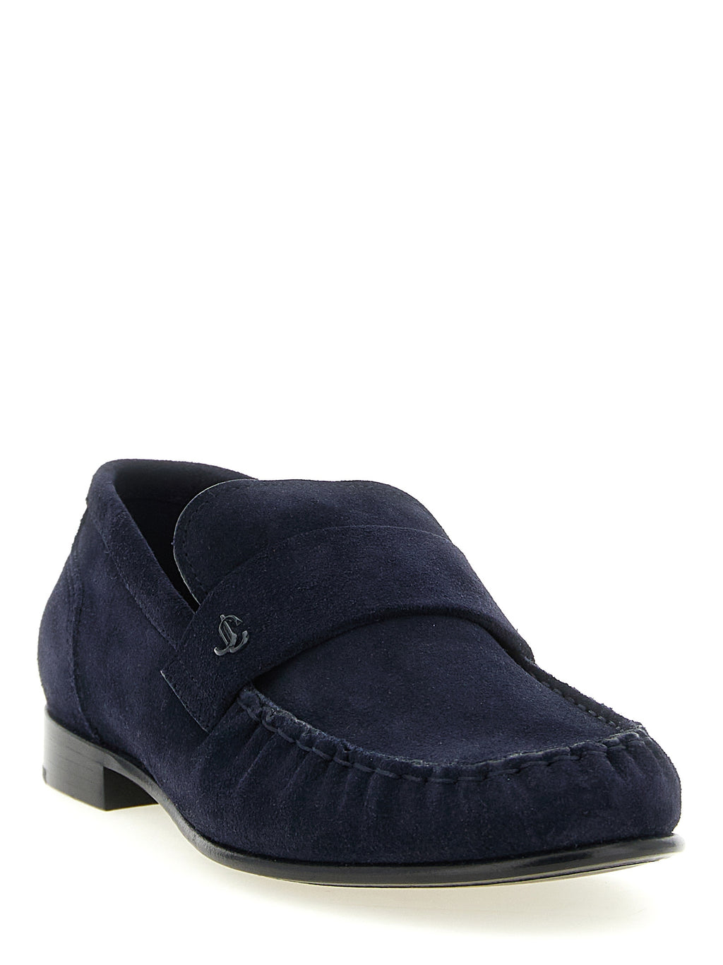 Suede Navy Blue Ellis Loafers