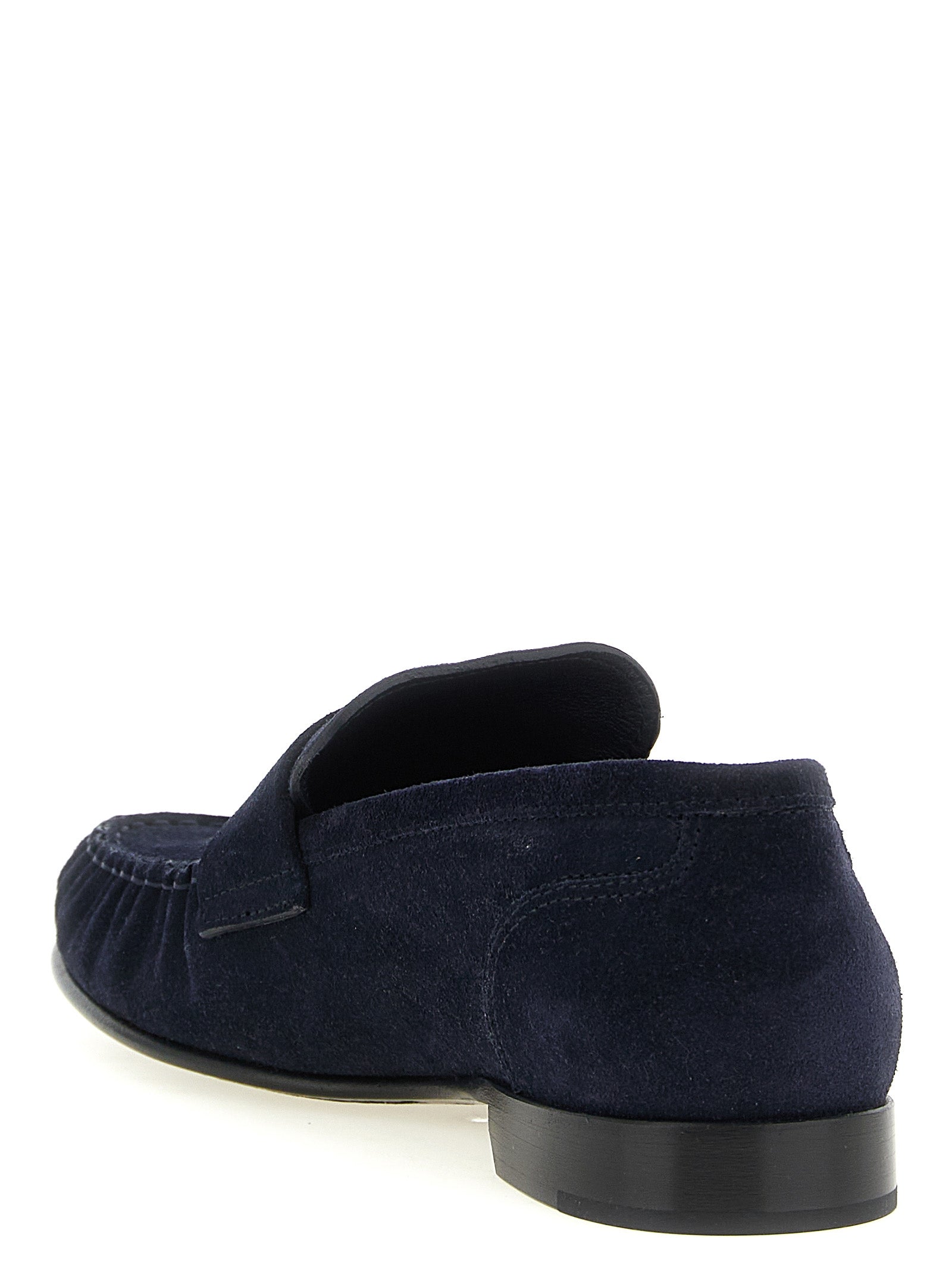 Suede Navy Blue Ellis Loafers
