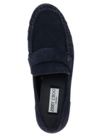 Suede Navy Blue Ellis Loafers