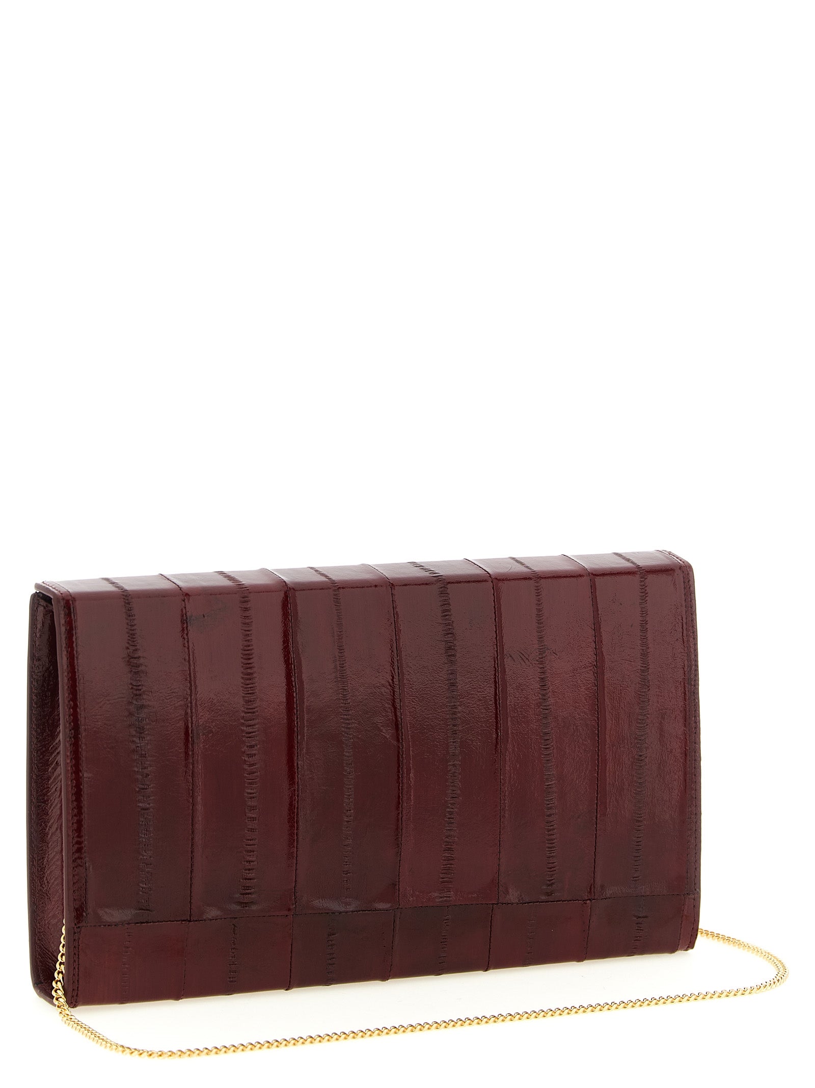 Bordeaux Tuxedo Clutch