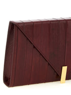 Bordeaux Tuxedo Clutch
