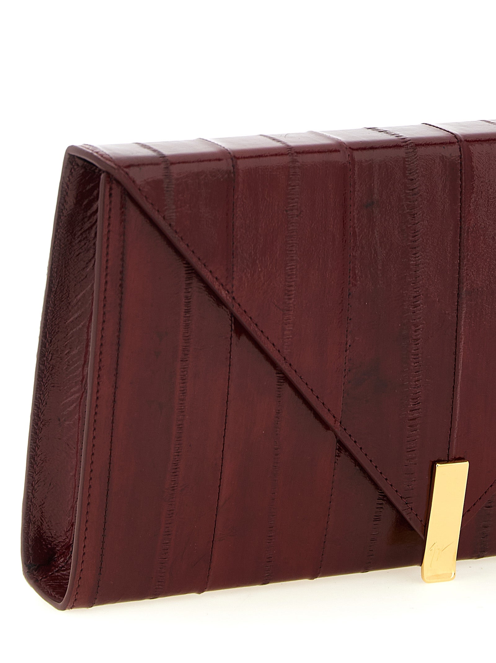 Bordeaux Tuxedo Clutch
