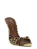 Multicolor Calfskin Intriigo Savage Sandals