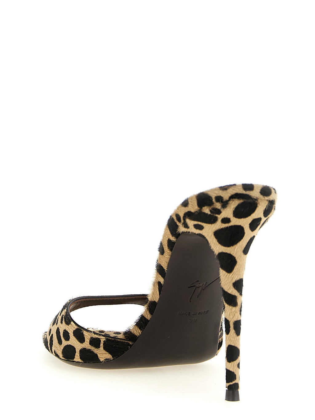 Multicolor Calfskin Intriigo Savage Sandals