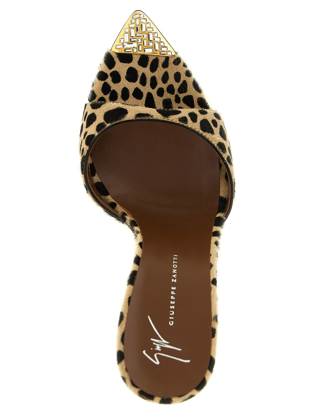 Multicolor Calfskin Intriigo Savage Sandals