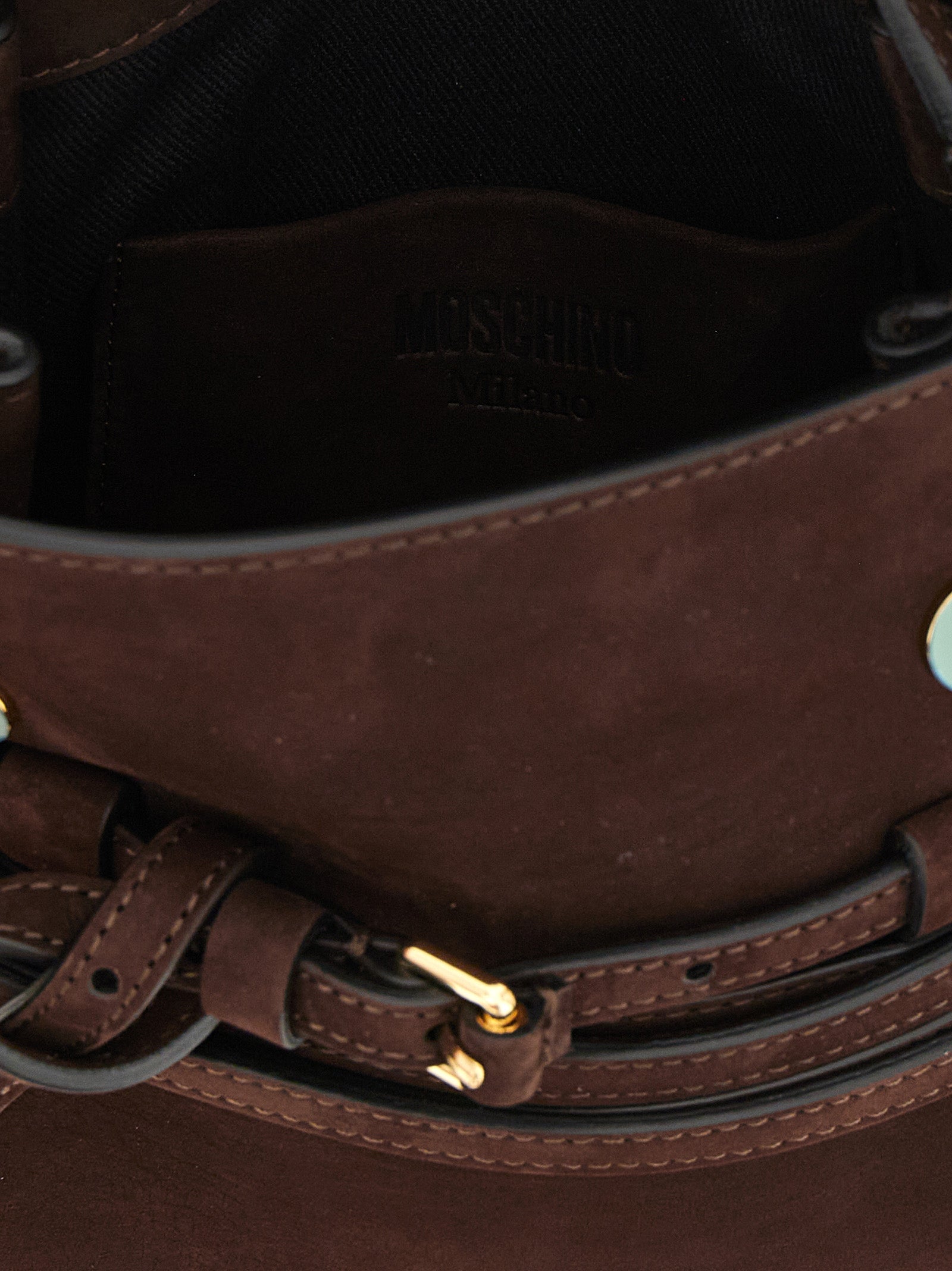 Dark Brown Calfskin Tie Me Handbag