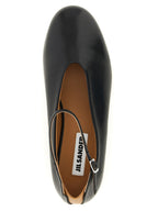 Black Calfskin Elyss Ballet Flats