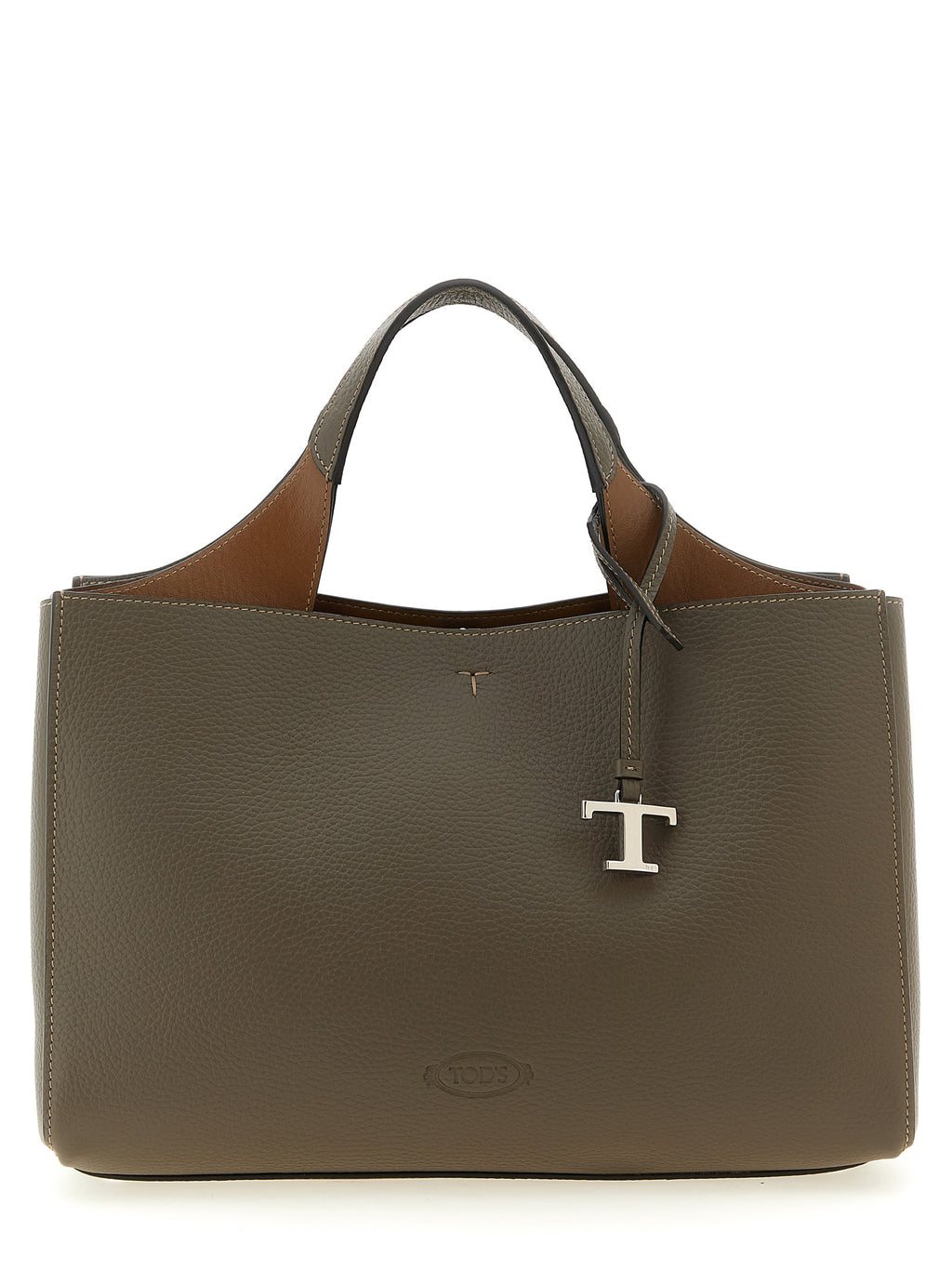 Small Hammered Calfskin Bucket Bag