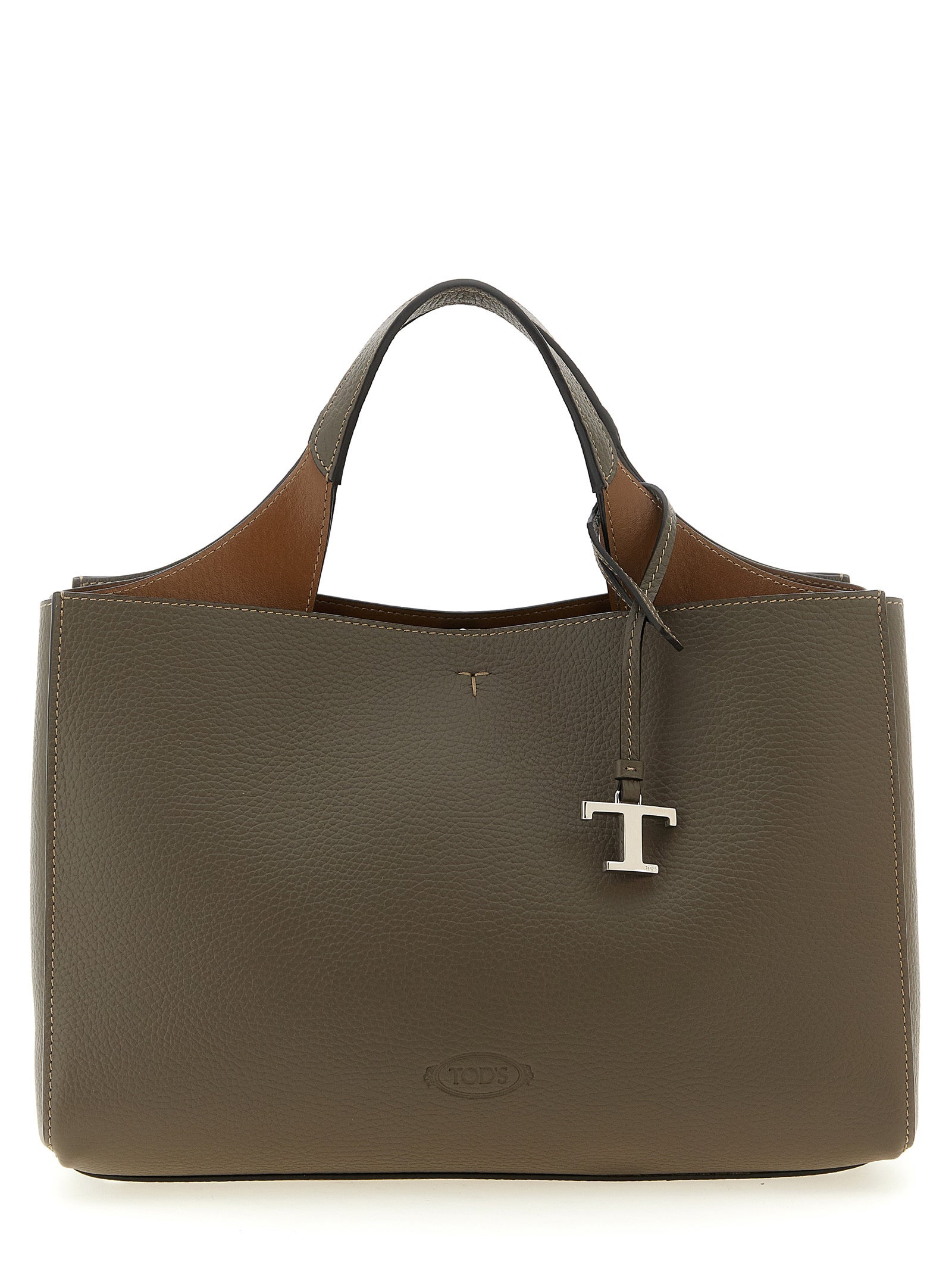 Small Hammered Calfskin Bucket Bag