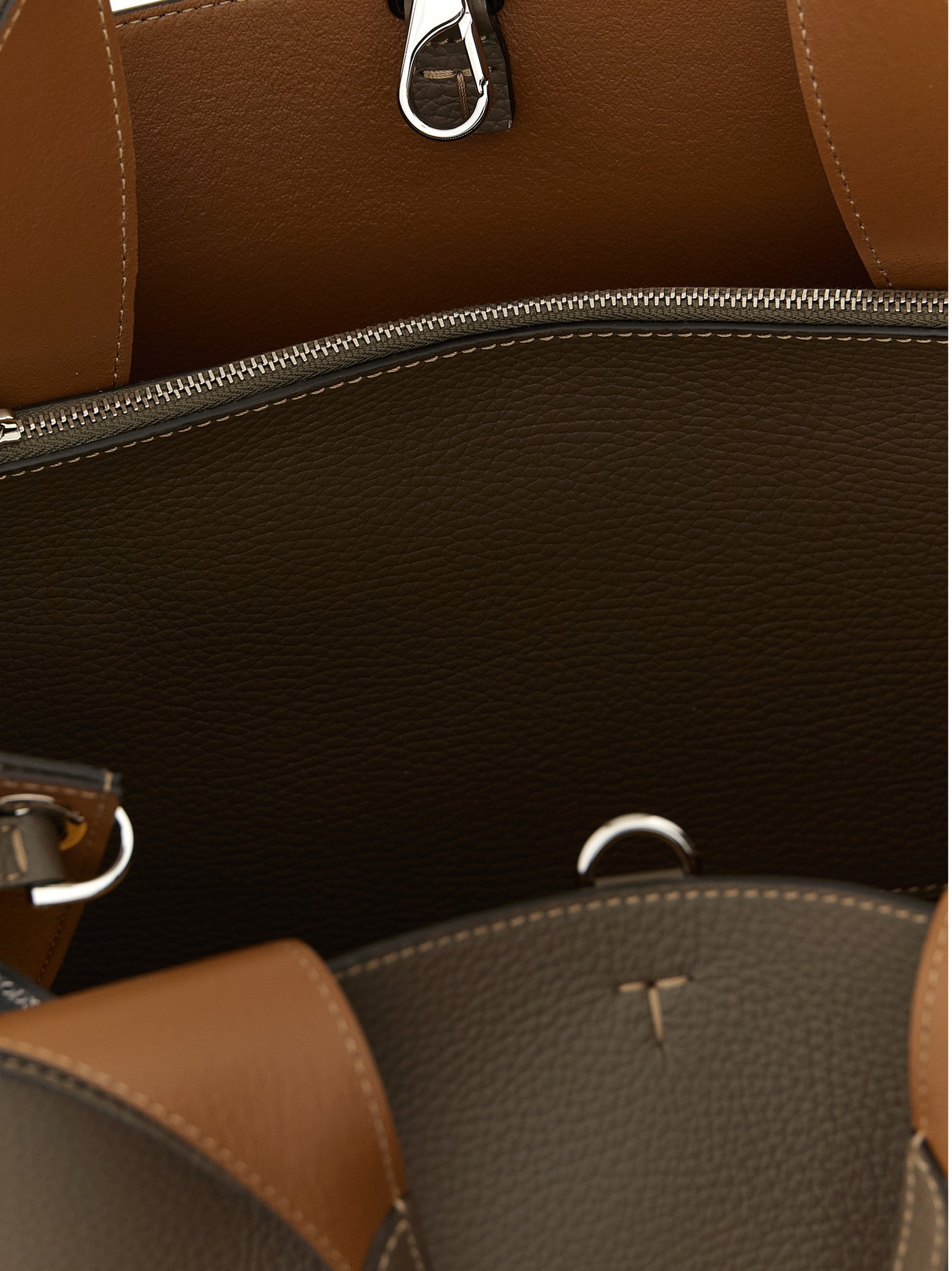 Small Hammered Calfskin Bucket Bag