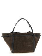 Brown Calfskin Tim Midi Tote