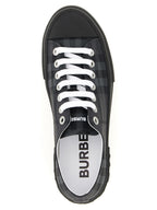 Polyamide Check Low‑Top Sneakers