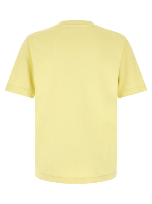 Pastel Yellow Gros-Grain Cotton T-Shirt