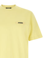 Pastel Yellow Gros-Grain Cotton T-Shirt
