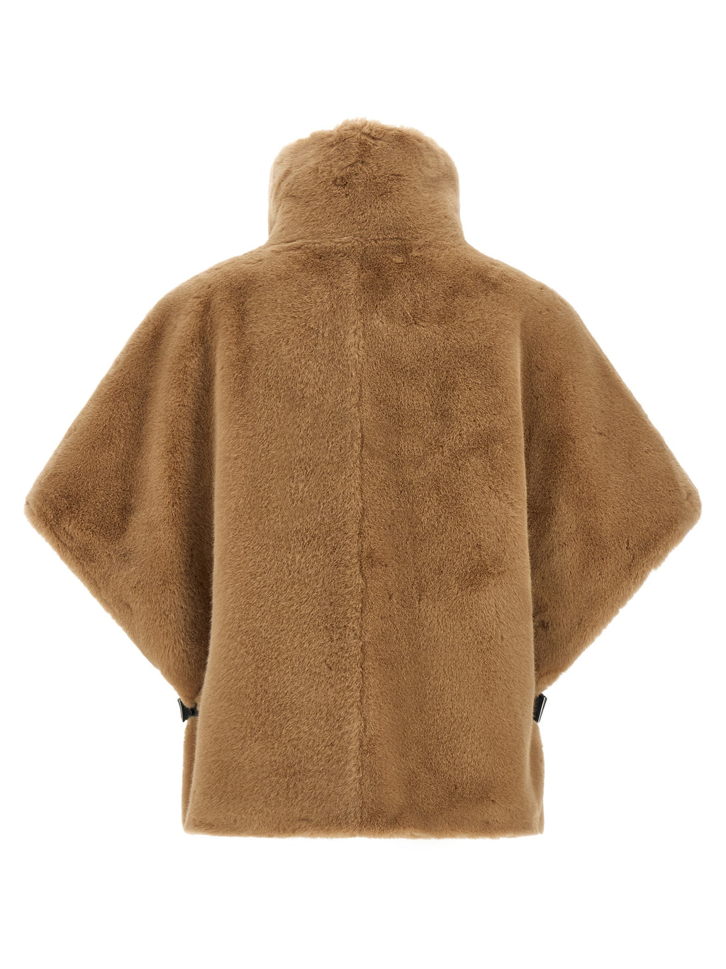 Beige Fur-Effect Cape