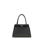 Compact Calfskin Top Handle Bag