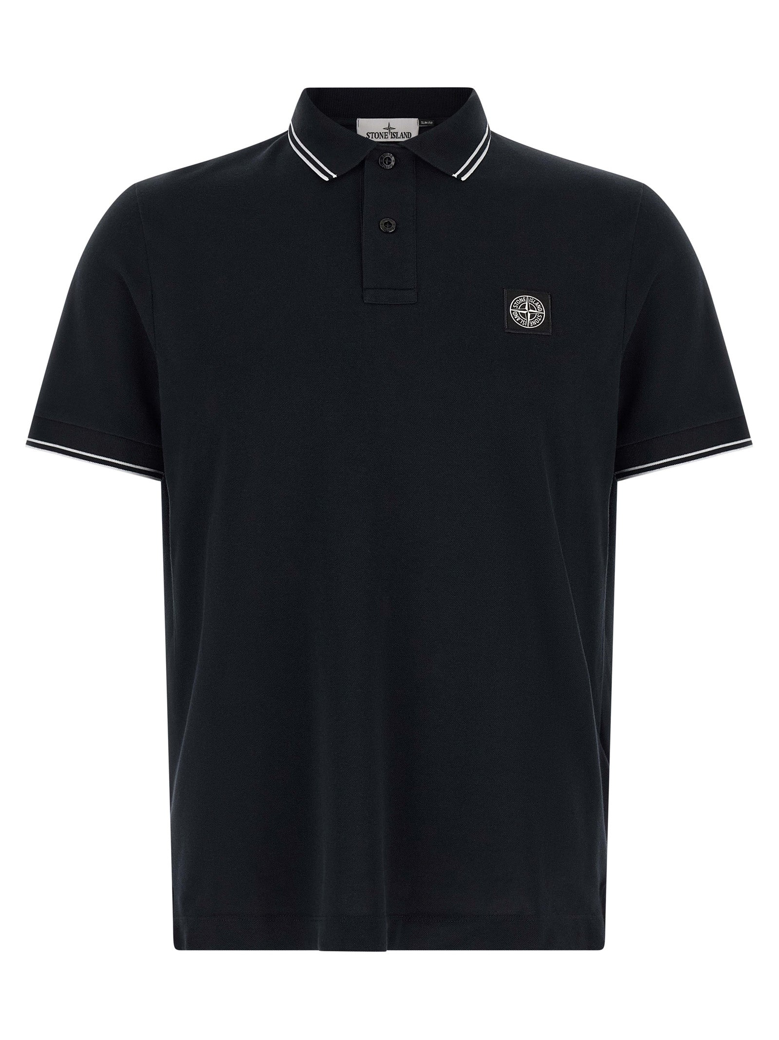 Blue Organic Cotton Polo Shirt