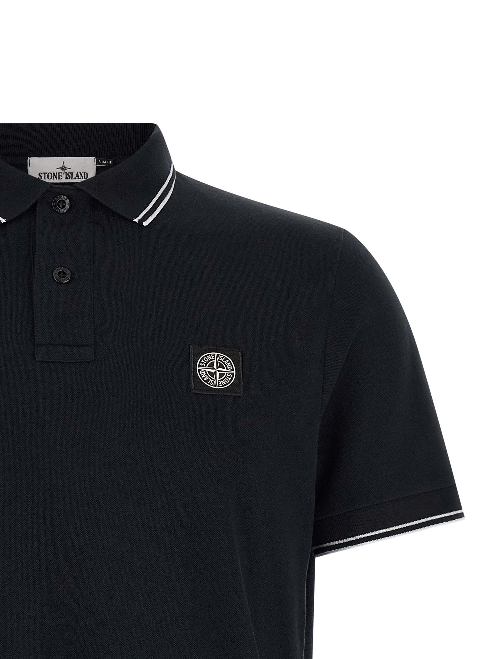 Blue Organic Cotton Polo Shirt