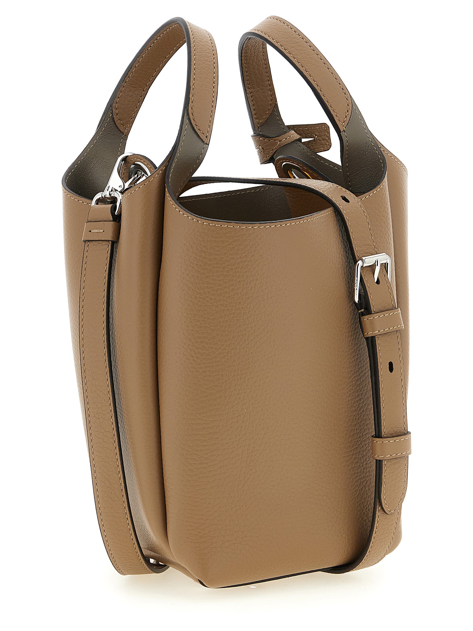Calfskin Mini Bucket Bag
