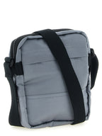 Gray Polyamide Crossbody Bag