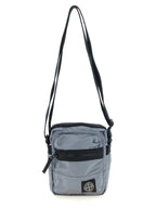Gray Polyamide Crossbody Bag