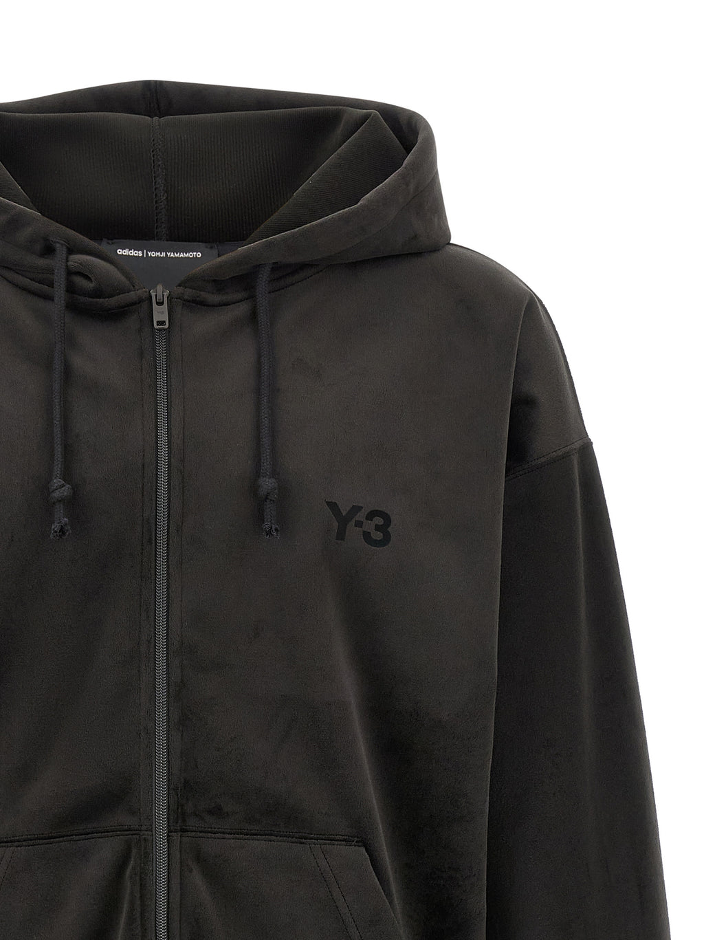 Velvet Zip Hoodie