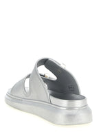 Metallic Silver Hybrid Slides
