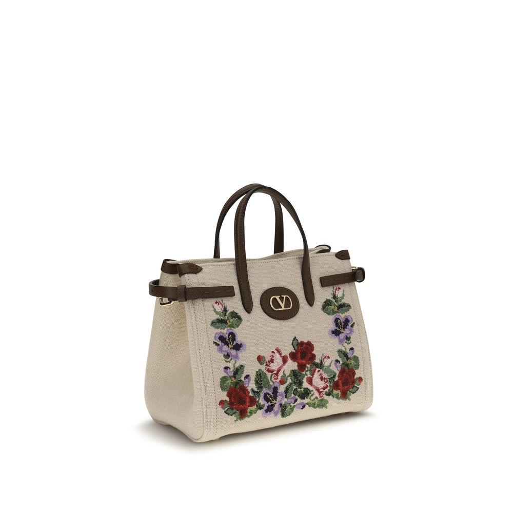 Linen Antibes Mini Shoulder Bag