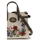 Linen Antibes Mini Shoulder Bag