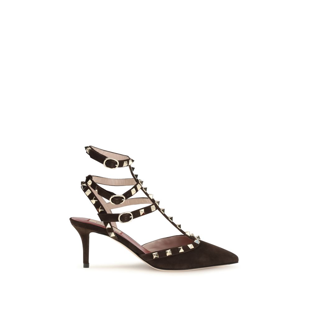 Suede Rockstud Pumps
