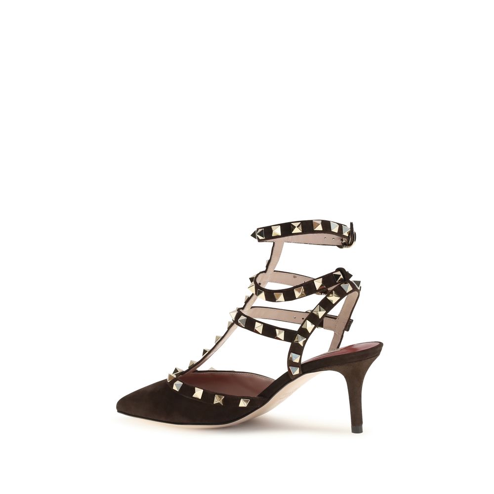 Suede Rockstud Pumps