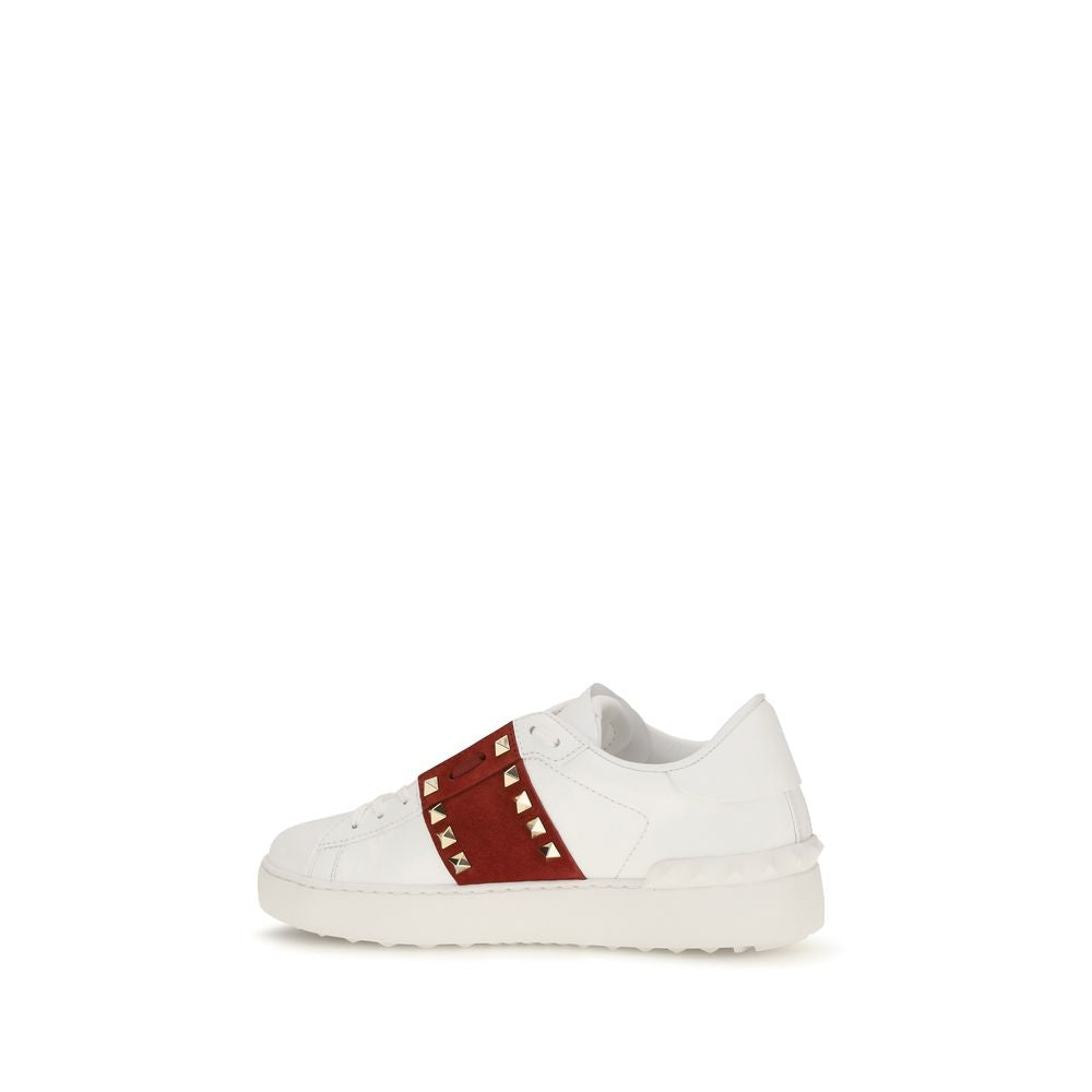 Calfskin Rockstud Untitled Sneakers
