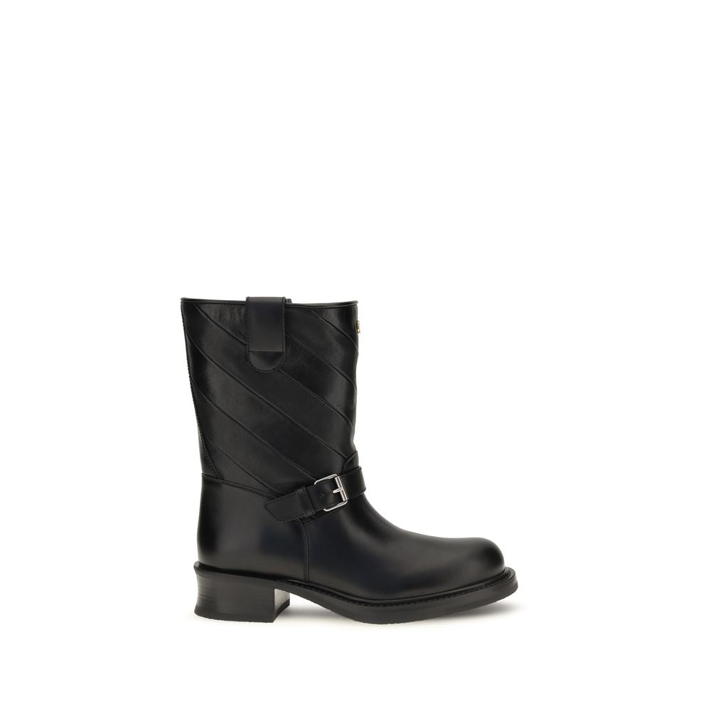 Nappa Leather Bootie Ankle Boots