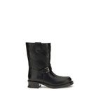 Nappa Leather Bootie Ankle Boots