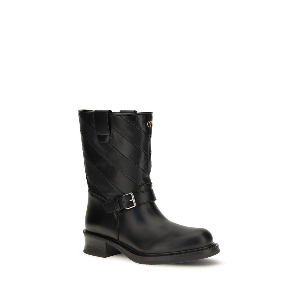 Nappa Leather Bootie Ankle Boots