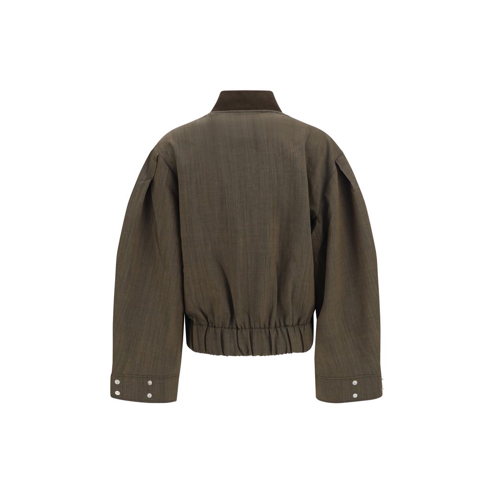 Merino Wool Bomber Jacket