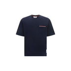 Oversized Blue Cotton T-Shirt