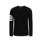 Black Wool Tailored Cardigan