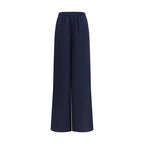 Blue Silk Volonta Pants