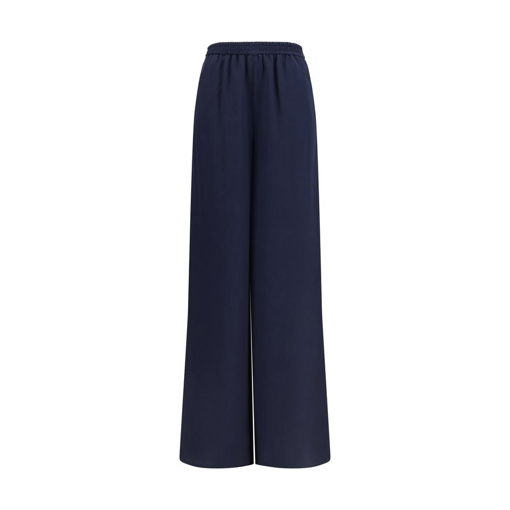 Blue Silk Volonta Pants