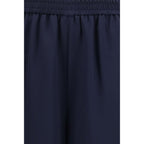 Blue Silk Volonta Pants