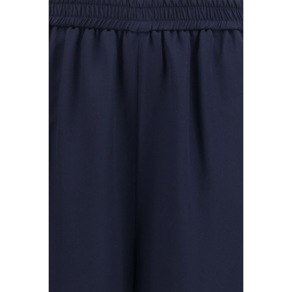 Blue Silk Volonta Pants