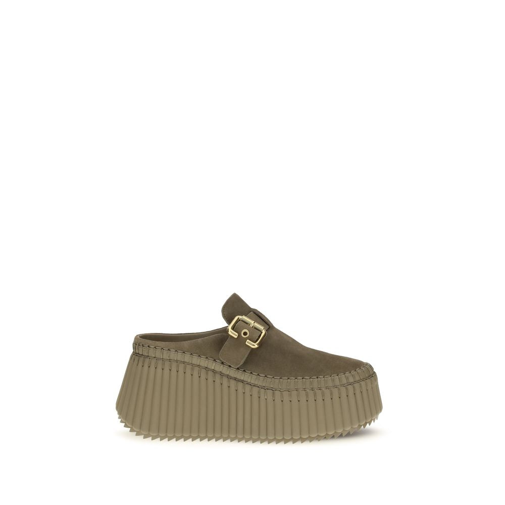 Suede Nama Sabot Mules
