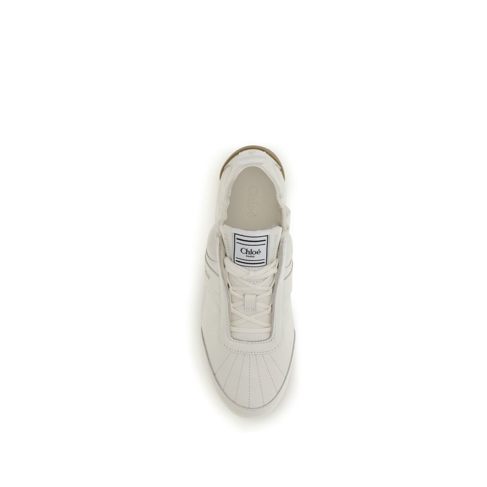 Grained Calf Leather Kick Sneakers