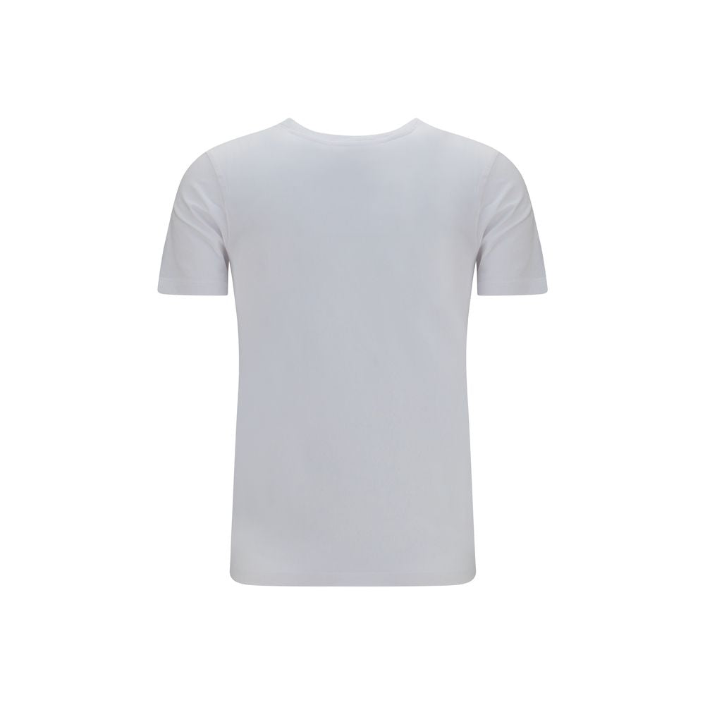 White Cotton Crewneck T-Shirt
