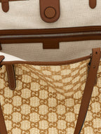 Technical Cotton Trapezoidal Handbag