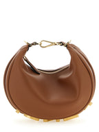 Mini Brown Calfskin Fendigraphy Handbag
