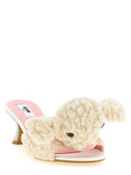 Virgin Wool Mule Sandals